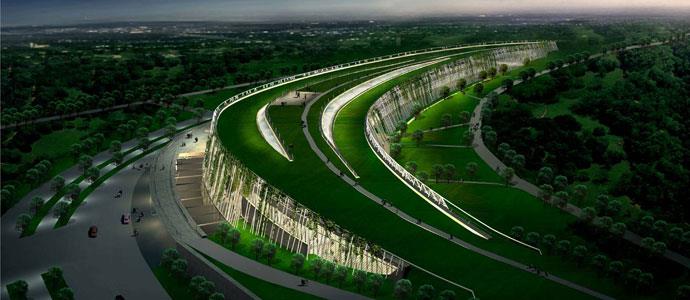 辰山植物園夜景